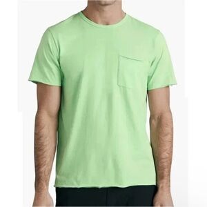 rag‎ & bone Green Miles T Shirt In Principal Jersey Pocket Organic Cotton Size L